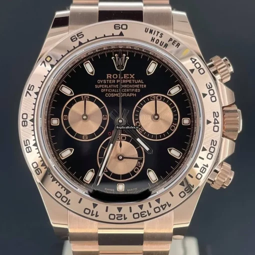 Marvellous Imitation Rolex Daytona 116505 Caliber 4130 Automatic Movement 40mm Rose Gold Case Mens/unisex Watch