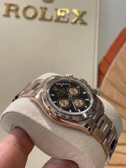 Marvellous Imitation Rolex Daytona 116505 Caliber 4130 Automatic Movement 40mm Rose Gold Case Mens/unisex Watch - Image 8