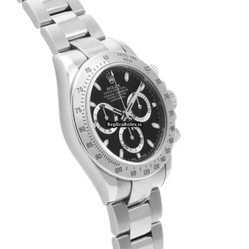 Amazing Replicas Rolex Daytona 116520 Caliber 4130 Automatic Movement 40mm Steel Case Watch - Image 3