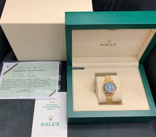 Amazing Replica Rolex Lady-datejust 79178 Caliber 2235 Automatic Movement 26mm Yellow Gold Case Womens Watch - Image 8