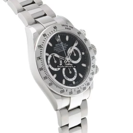 Incredible Replicas Rolex Daytona 116520 Caliber 4130 Automatic Movement 40mm Steel Case Watch - Image 3