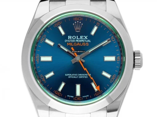 Beautiful Replica Rolex Milgauss 116400gv Caliber 3131 Automatic Movement 40mm Steel Case Mens/unisex Watch