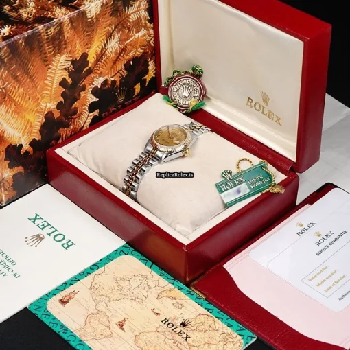Wonderful Fake Rolex Lady-datejust 69173 Automatic Movement 26mm Steel Case Womens Watch - Image 14