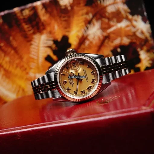 Wonderful Fake Rolex Lady-datejust 69173 Automatic Movement 26mm Steel Case Womens Watch - Image 3