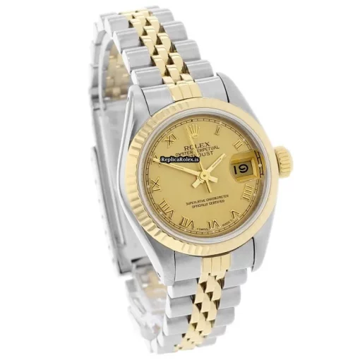 Wonderful Fake Rolex Lady-datejust 69173 Automatic Movement 26mm Steel Case Womens Watch - Image 4