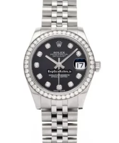 Amazing Replica Rolex Lady-datejust 178384g Automatic Movement 31mm Steel Case Watch