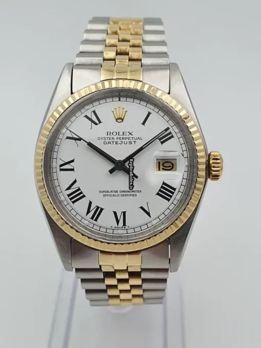 Excellent Replica Rolex Datejust 1601 Caliber 1570 Automatic Movement 36mm Gold/steel Case Mens/unisex Watch