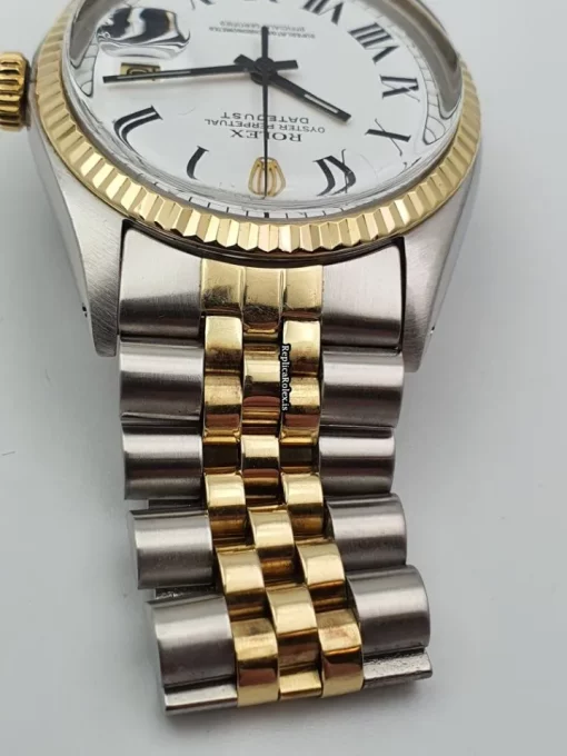 Excellent Replica Rolex Datejust 1601 Caliber 1570 Automatic Movement 36mm Gold/steel Case Mens/unisex Watch - Image 7