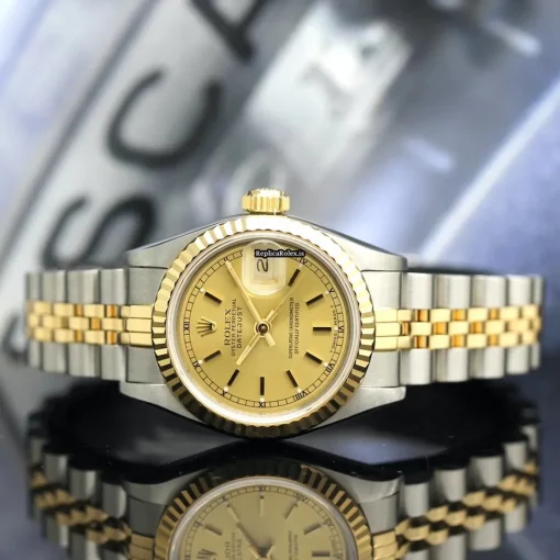 Wonderful Replica Rolex Lady-datejust 69173 Caliber 2135 Automatic Movement 26mm Steel Case Womens Watch