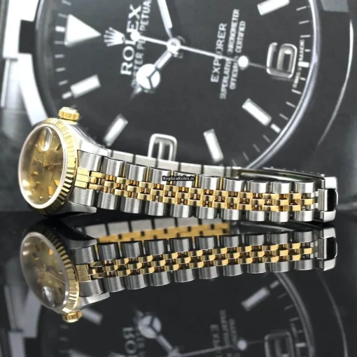 Wonderful Replica Rolex Lady-datejust 69173 Caliber 2135 Automatic Movement 26mm Steel Case Womens Watch - Image 10