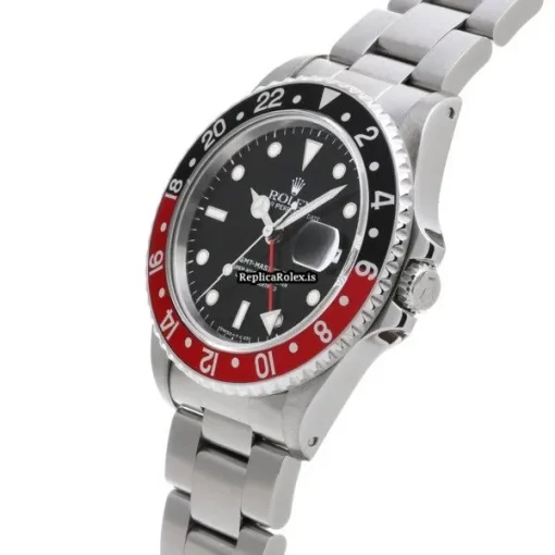 Cool Replica Rolex Gmt-master II 16710 Caliber 3185 Automatic Movement 40mm Steel Case Watch - Image 2