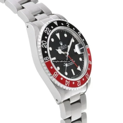 Cool Replica Rolex Gmt-master II 16710 Caliber 3185 Automatic Movement 40mm Steel Case Watch - Image 3