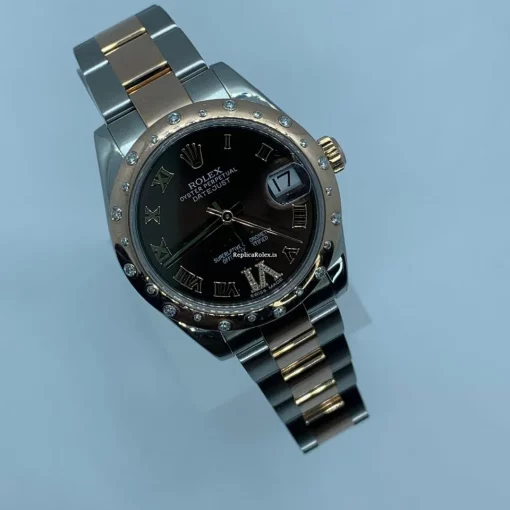 Ideal Imitation Rolex Lady-datejust 178341 Caliber 2235 Automatic Movement 31mm Gold/steel Case Womens Watch - Image 2