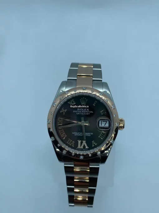 Ideal Imitation Rolex Lady-datejust 178341 Caliber 2235 Automatic Movement 31mm Gold/steel Case Womens Watch - Image 5