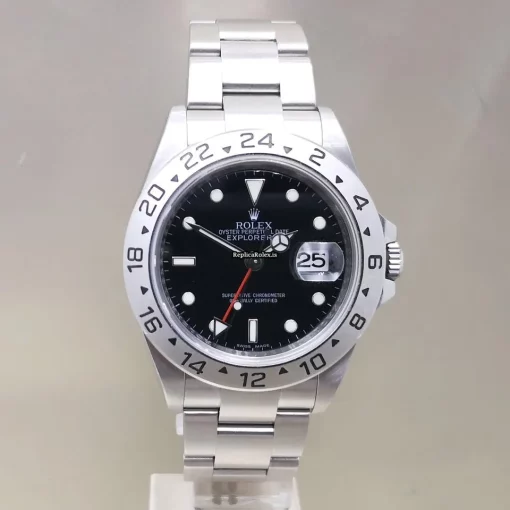 Inexpensive Replica Rolex Explorer II 16570 Caliber 3185 Automatic Movement 40mm Steel Case Mens/unisex Watch