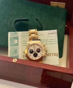 Inexpensive Fake Rolex Daytona 116528 Self Winding Automatic 40mmmm Yellow Gold Case Mens/unisex Watch