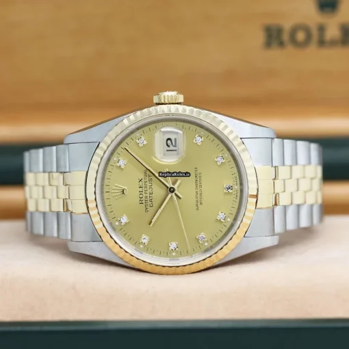 Mind-boggling Fake Rolex Datejust 16233 Caliber 3135 Automatic Movement 36mm Steel Case Mens/unisex Watch - Image 5