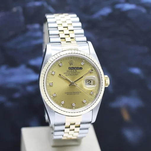 Mind-boggling Fake Rolex Datejust 16233 Caliber 3135 Automatic Movement 36mm Steel Case Mens/unisex Watch - Image 6