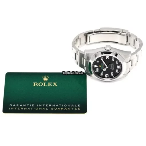 Luxury Replica Rolex Air King 116900 Caliber 3131 Automatic Movement 40mm Steel Case Watch - Image 5