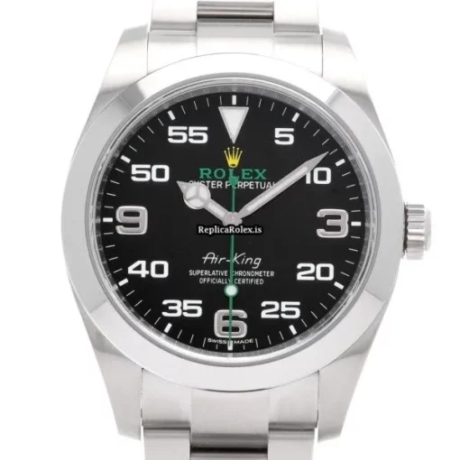 Luxury Replica Rolex Air King 116900 Caliber 3131 Automatic Movement 40mm Steel Case Watch - Image 6
