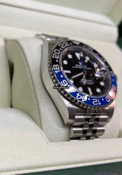 Lovely Replica Rolex Gmt-master II 126710blnr Caliber 3285 Automatic Movement 40mm Steel Case Mens/unisex Watch - Image 3