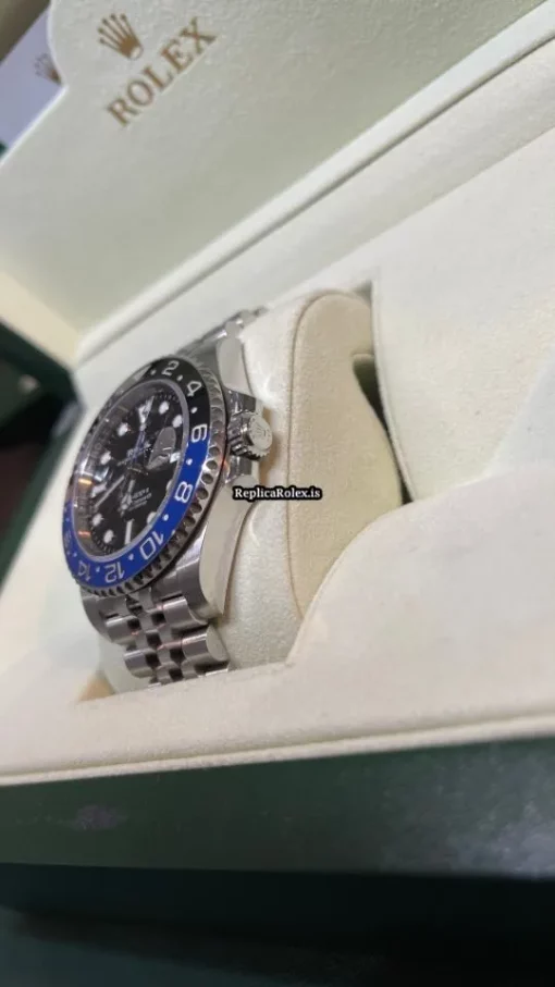 Lovely Replica Rolex Gmt-master II 126710blnr Caliber 3285 Automatic Movement 40mm Steel Case Mens/unisex Watch - Image 4