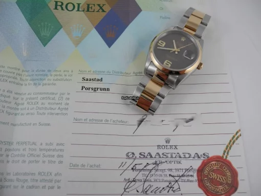 High-end Replica Rolex Datejust 16203 Caliber 3135 Automatic Movement 36mm Gold/steel Case Mens/unisex Watch - Image 10