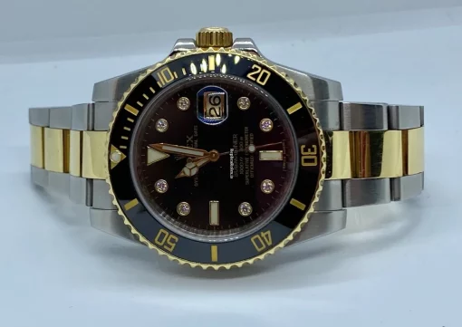Cheap Fakes Rolex Submariner Date 116613ln Caliber 3135 Automatic Movement 40mm Gold/steel Case Mens/unisex Watch - Image 7