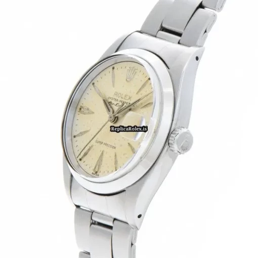 Suitable Fake Rolex Air King Date 5700 Caliber 1530 Automatic Movement 34mm Steel Case Watch - Image 2
