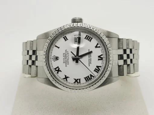 Offering Imitation Rolex Datejust 16030 Caliber 3035 Automatic Movement 36x44mm Steel Case Mens/unisex Watch - Image 12