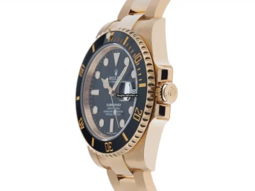 Offering Copy Rolex Submariner Date 116618 Caliber 3135 Automatic Movement 40mm Yellow Gold Case Mens/unisex Watch - Image 2