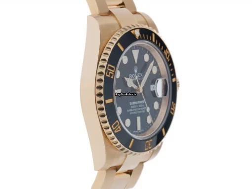Offering Copy Rolex Submariner Date 116618 Caliber 3135 Automatic Movement 40mm Yellow Gold Case Mens/unisex Watch - Image 3