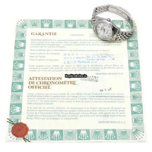 Wonderful Replica Rolex Datejust 16234 Caliber 3135 Automatic Movement 36mm Steel Case Watch - Image 5