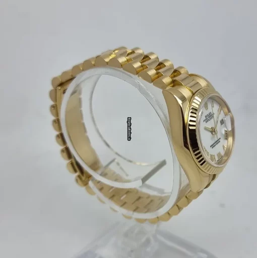 Affordable Replica Rolex Lady-datejust 179178 Caliber 2235 Automatic Movement 26mm Yellow Gold Case Womens Watch - Image 4