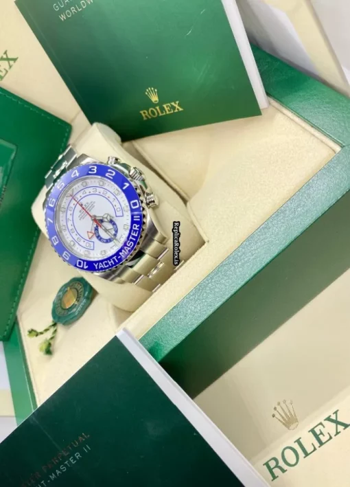 Terrific Replica Rolex Yacht-master II 116680 Caliber 4161 Automatic Movement 44mm Steel Case Mens/unisex Watch - Image 4