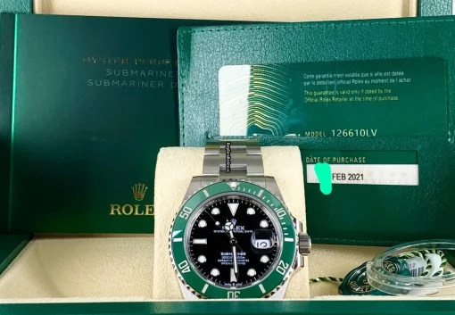 Inexpensive Copy Rolex Submariner Date 126610lv Caliber 3235 Automatic Movement 41mm Steel Case Mens/unisex Watch - Image 2
