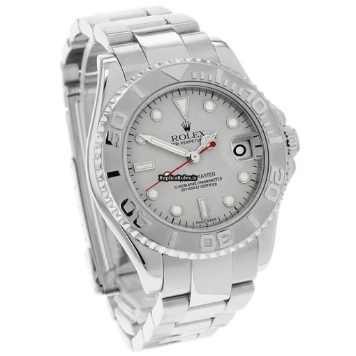 Epic Fake Rolex Yacht-master 168622 Automatic Movement 35mm Steel Case Womens Watch - Image 4