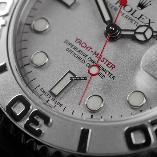 Epic Fake Rolex Yacht-master 168622 Automatic Movement 35mm Steel Case Womens Watch - Image 6