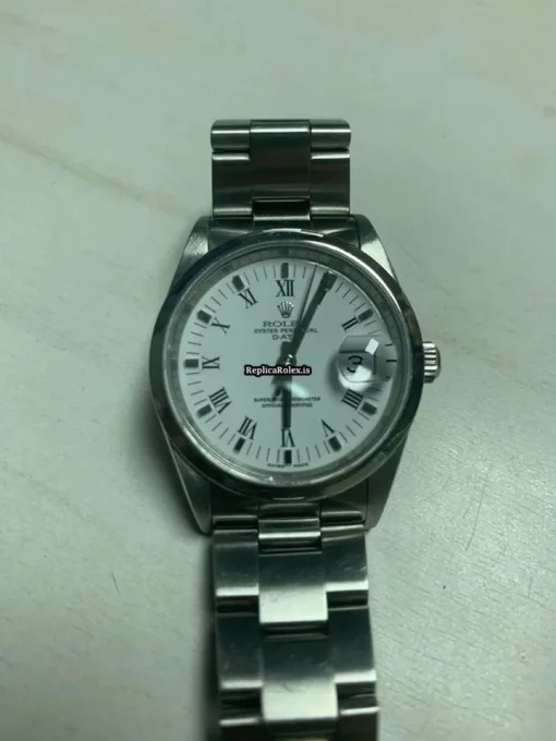 Affordable Replica Rolex Oyster Perpetual Date 15200 Caliber 3135 Automatic Movement 34mm Steel Case Mens/unisex Watch - Image 8