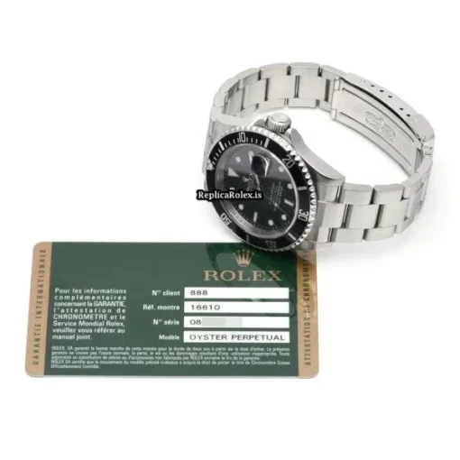 Inexpensive Fake Rolex Submariner Date 16610 Caliber 3135 Automatic Movement 40mm Steel Case Watch - Image 5