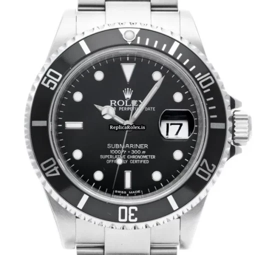 Inexpensive Fake Rolex Submariner Date 16610 Caliber 3135 Automatic Movement 40mm Steel Case Watch - Image 6