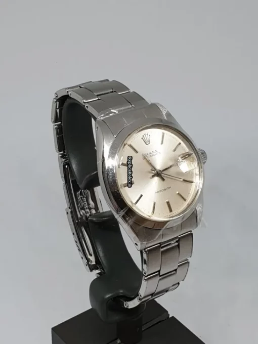Superb Fake Rolex Oyster Precision 6694 Caliber 1225 Manual Winding Movement 34x40mm Steel Case Mens/unisex Watch - Image 2