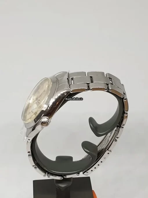 Superb Fake Rolex Oyster Precision 6694 Caliber 1225 Manual Winding Movement 34x40mm Steel Case Mens/unisex Watch - Image 4