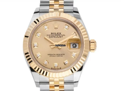 Excellent Replica Rolex Lady-datejust 279173 Caliber 2236 Automatic Movement 28mm Gold/steel Case Mens/unisex Watch