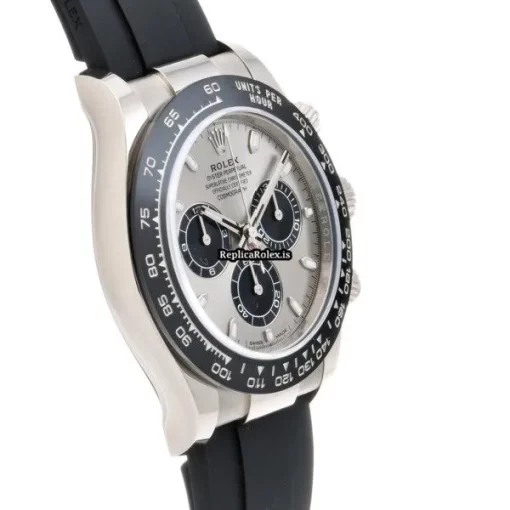 Incredible Fake Rolex Daytona 116519ln Caliber 4130 Automatic Movement 40mm White Gold Case Watch - Image 3