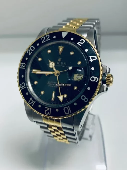 Quality Fake Rolex Gmt-master 16753 Automatic Movement 40mm Gold/steel Case Mens/unisex Watch