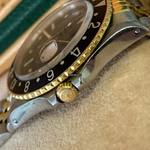 Quality Fake Rolex Gmt-master 16753 Automatic Movement 40mm Gold/steel Case Mens/unisex Watch - Image 11