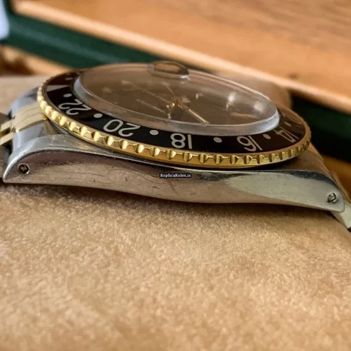 Quality Fake Rolex Gmt-master 16753 Automatic Movement 40mm Gold/steel Case Mens/unisex Watch - Image 12