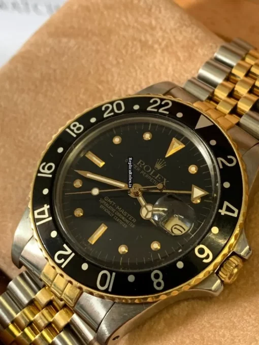 Quality Fake Rolex Gmt-master 16753 Automatic Movement 40mm Gold/steel Case Mens/unisex Watch - Image 8