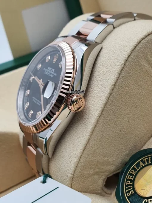 Unique Replica Rolex Datejust 126231 Caliber 3235 Automatic Movement 36x44mm Gold/steel Case Mens/unisex Watch - Image 4